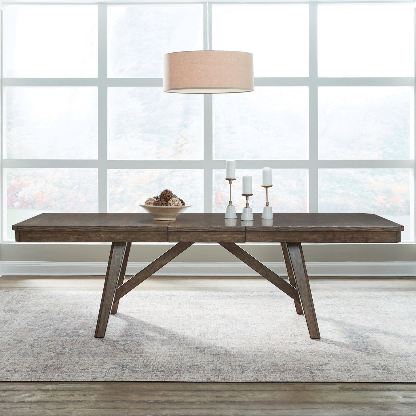 Carolina Park - Trestle Table Top - Amber Brown