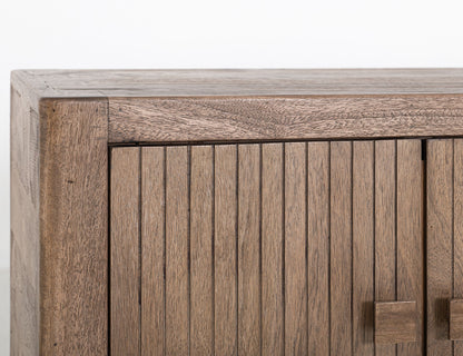 Atenas - Console With 4 Drawer And 2 Doors - Brown