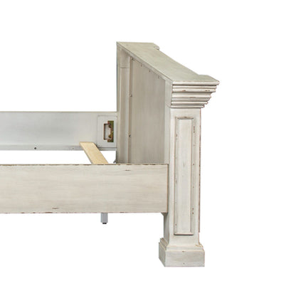 Big Valley - Queen Mansion Footboard - Whitestone