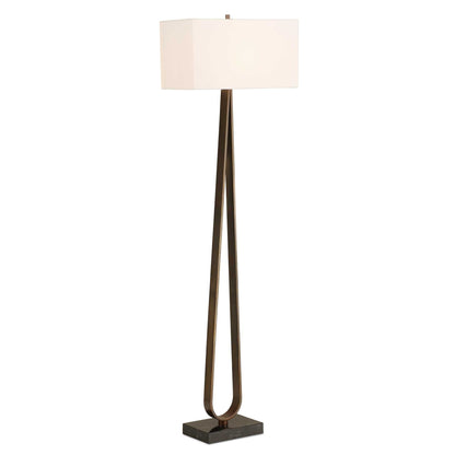 Galloway - Minimalist Floor Lamp - Bronze