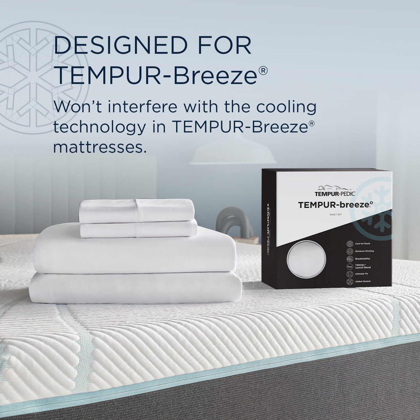 Linens - Breeze Cooling Sheet Set - Split Head King