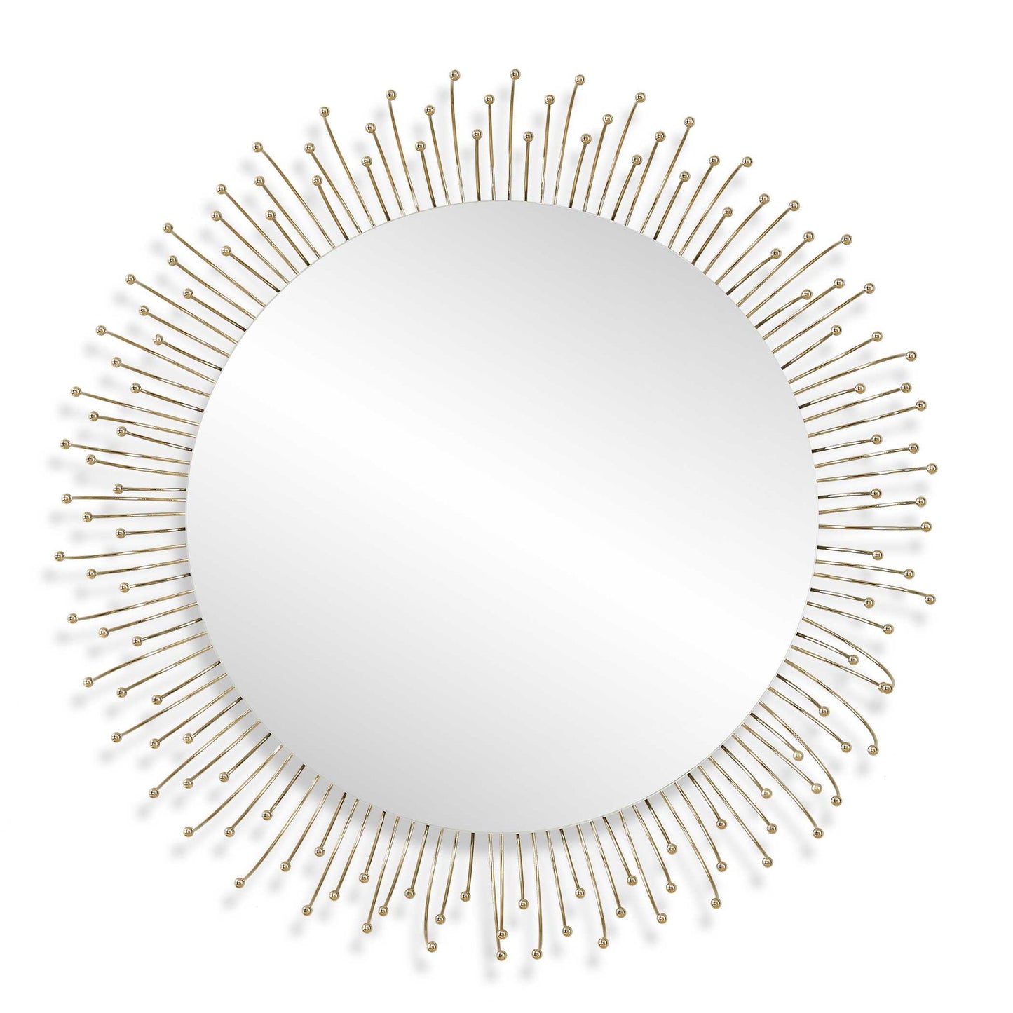 Aga - Round Gold Mirror