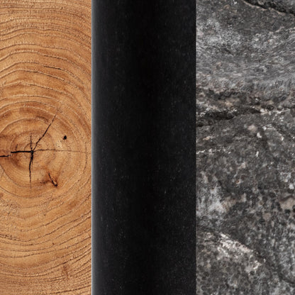 Linden - End Table - Natural / Black