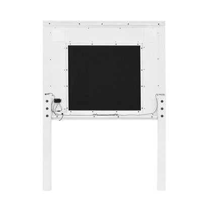 Reflections - Upholstered Panel Headboard With Lights
