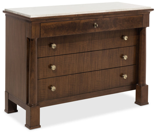 Archives - Four-Drawer Chest - Dark Brown