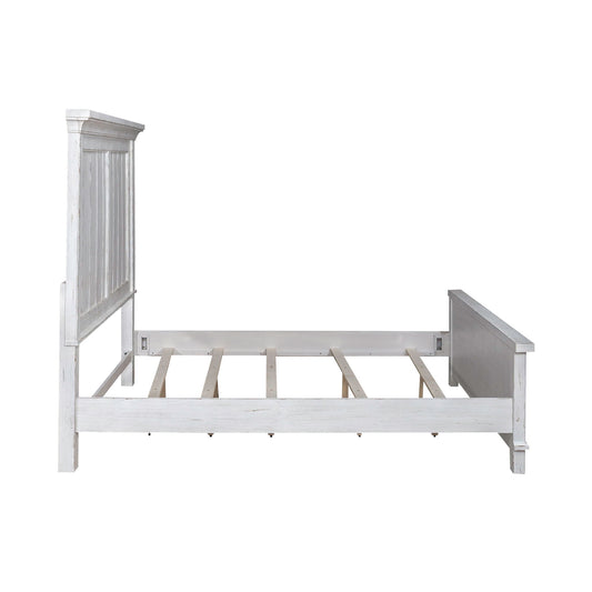 River Place - Poster/Mansion Bed Rails - Riverstone White & Tobacco