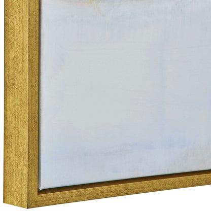 In The Beginning - Framed Abstract Art - Gray