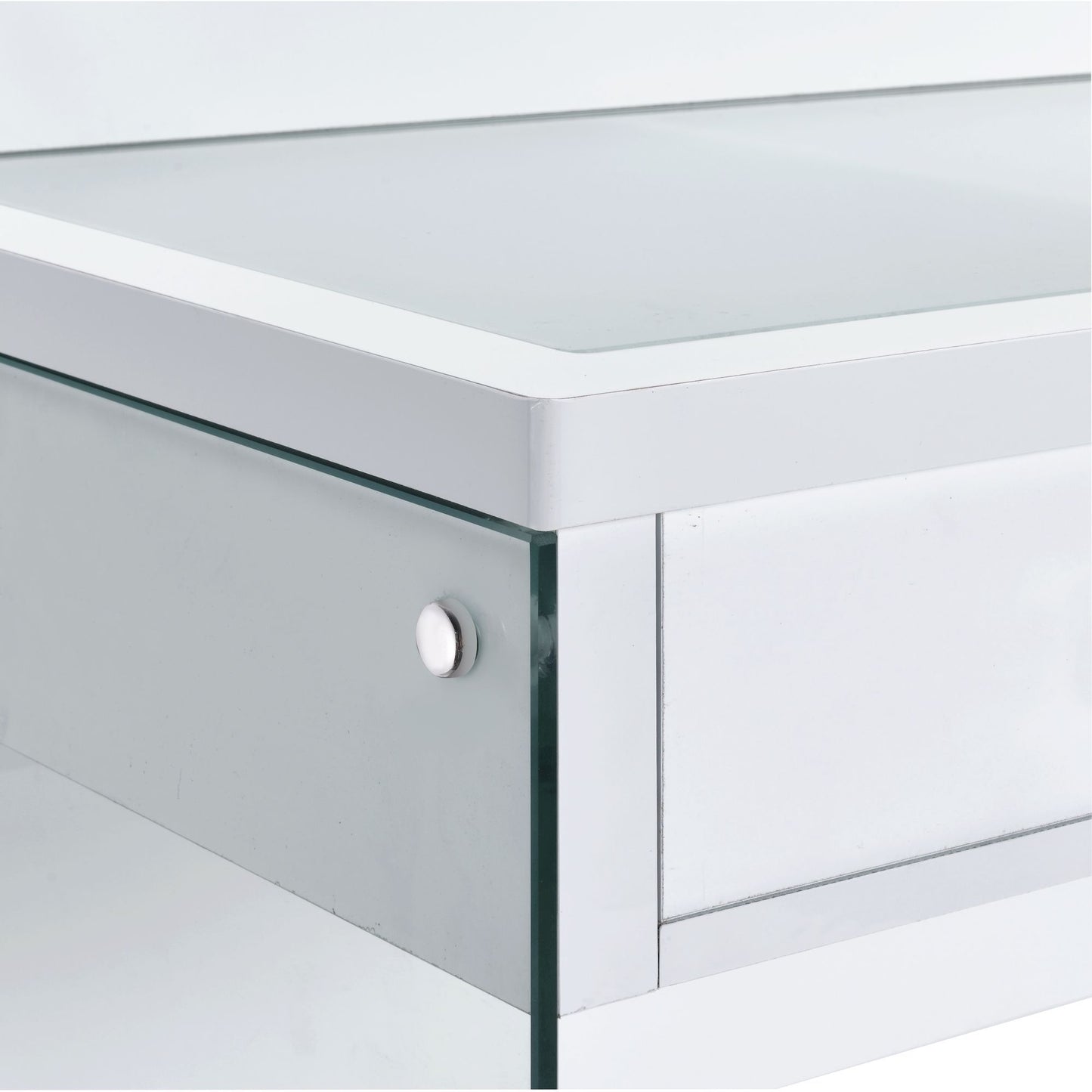 Jacey - Complete Vanity With Lightbulbs - Glossy White