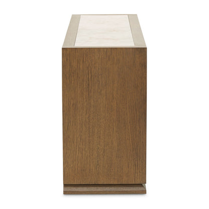 Portrait - Sideboard With LED Lights - Sienna Brown
