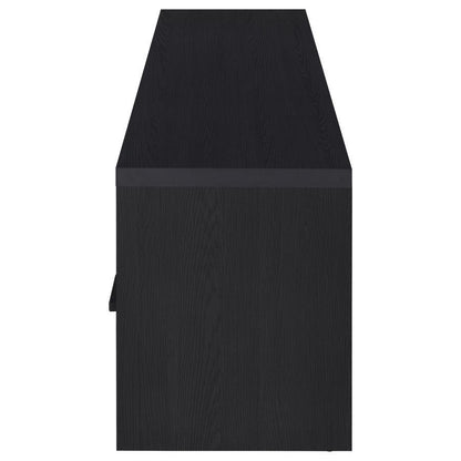Murray - 70" 2-Door TV Stand Media Console - Black