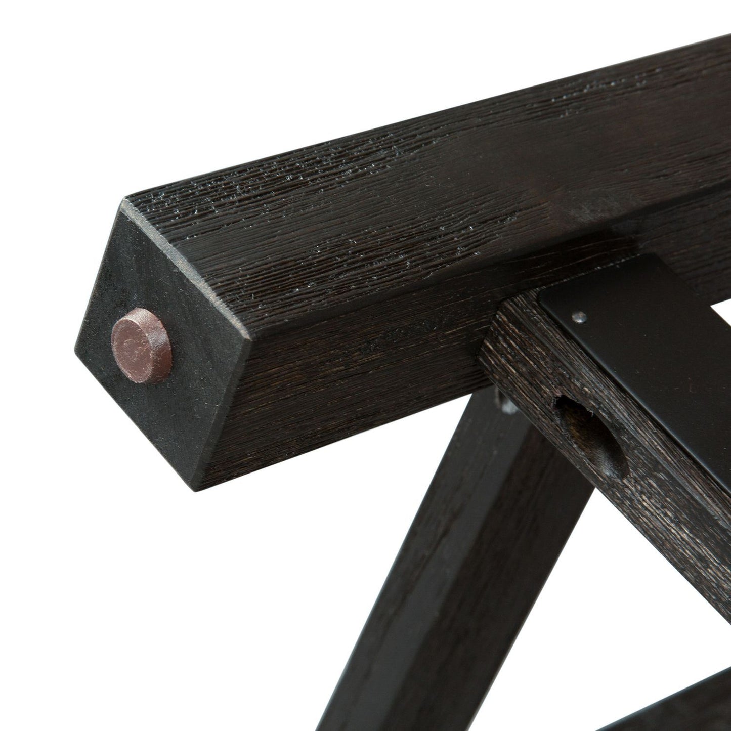 Heatherbrook - Upholstered Console Stool - Charcoal & Ash