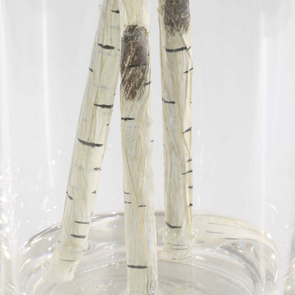 Nigra - Birch Vase Centerpiece - Green