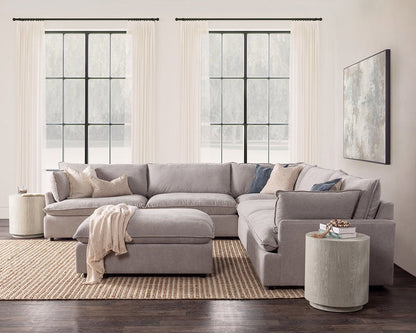 Caplan - 6 Piece Modular Sectional With Ottoman
