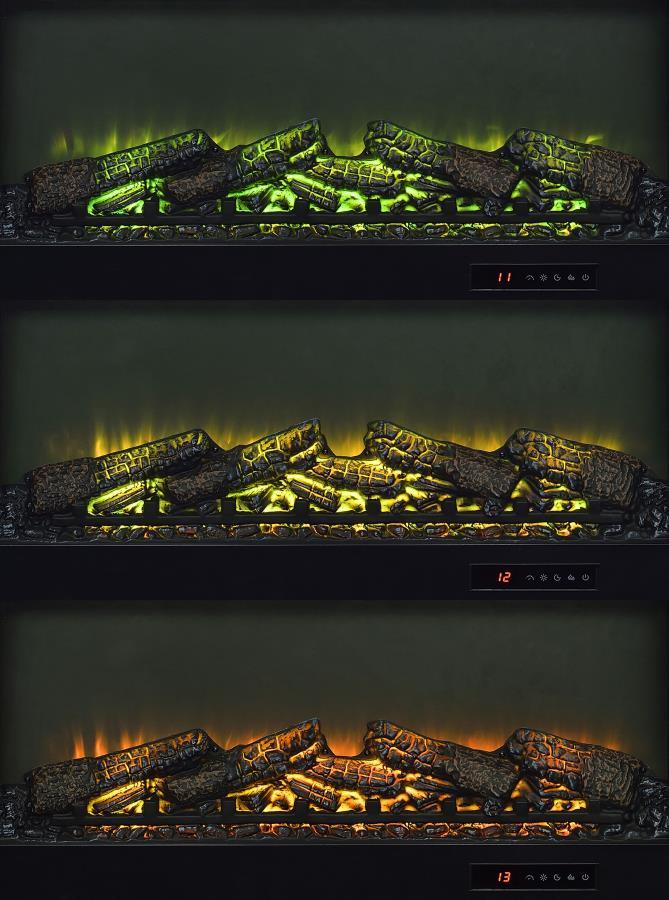 Enfield - 71" TV Stand Fireplace Media Console - Dark Pine