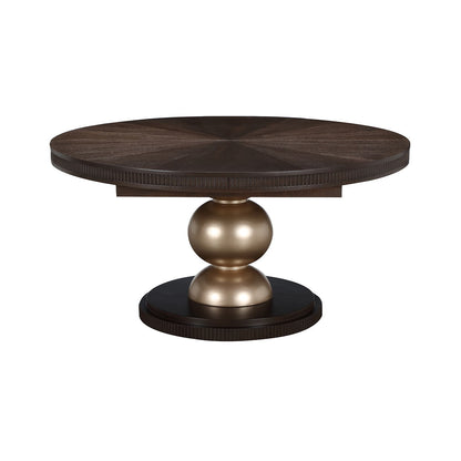 West Kensington - Oval Dining Table - Medium Espresso