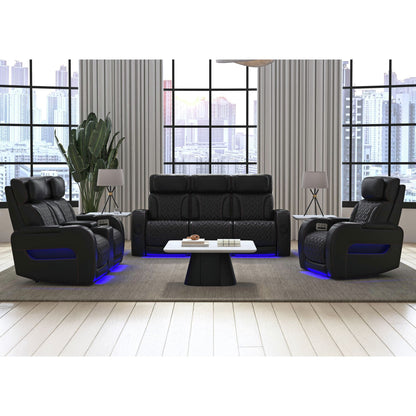 Prime Time - P3 Sofa With I Table, Reading Light, Heat, Massage, LED, And Speaker