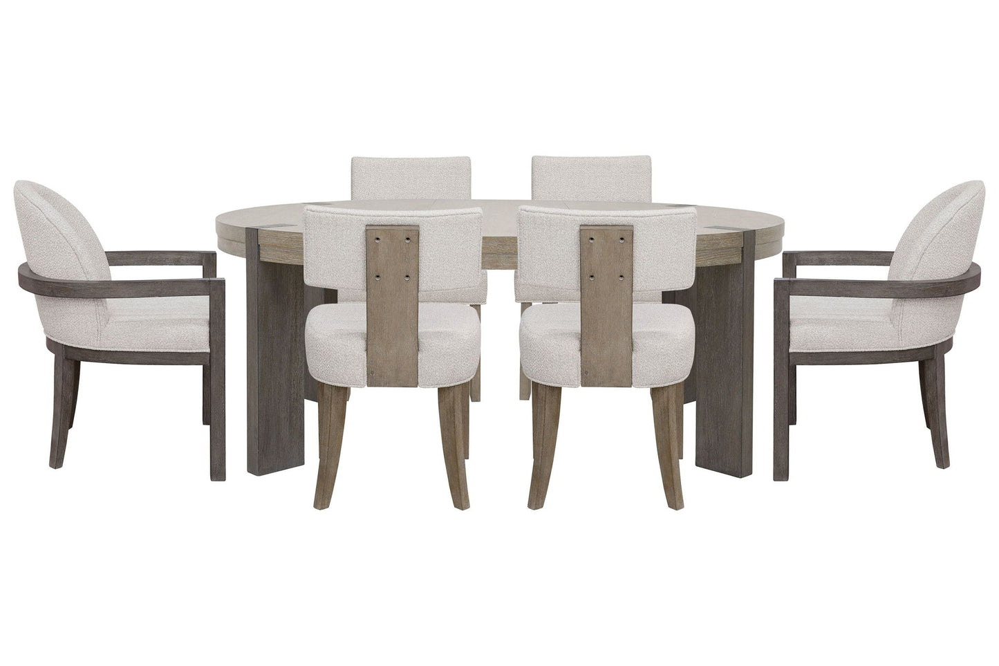 Anderson Park - Round Dining Table Set With Kilsmos Chairs