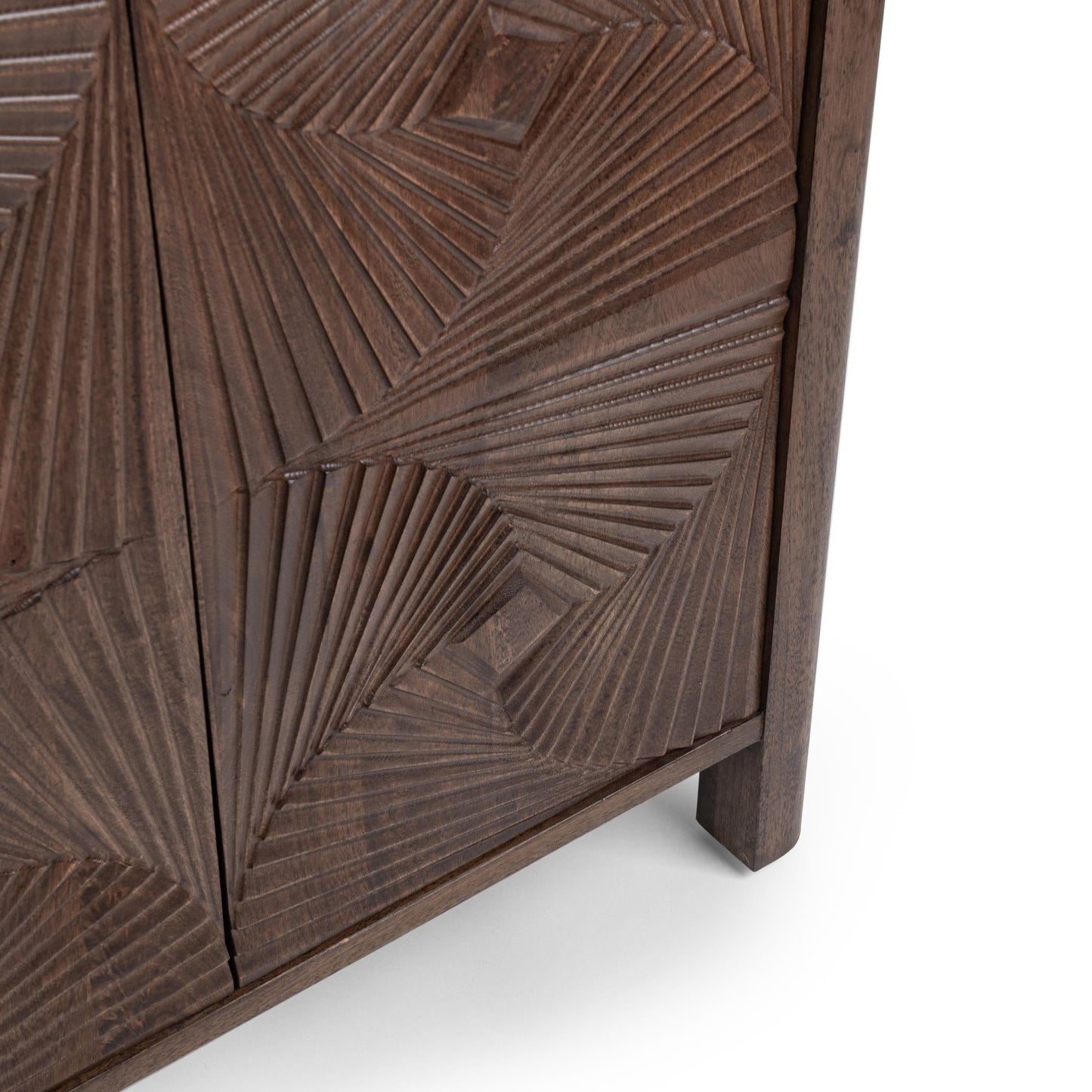 Lina - 4 Door Cabinet - Kona Brown