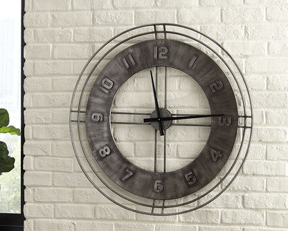 Ana Sofia - Wall Clock - Antique Gray