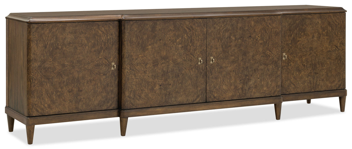Melange - Burleigh Entertainment Console - Dark Brown