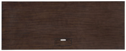 Work Your Way - 60" House Blend Writing Desk - Dark Brown