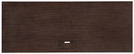 Work Your Way - 60" House Blend Writing Desk - Dark Brown