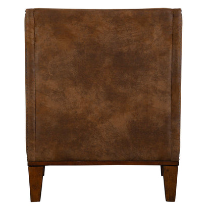 Clay - Leather Armchair - Dark Brown