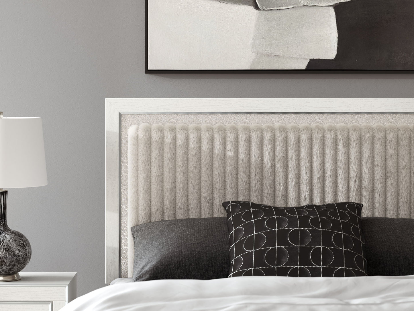 Zuraleus - Upholstered Panel Bed