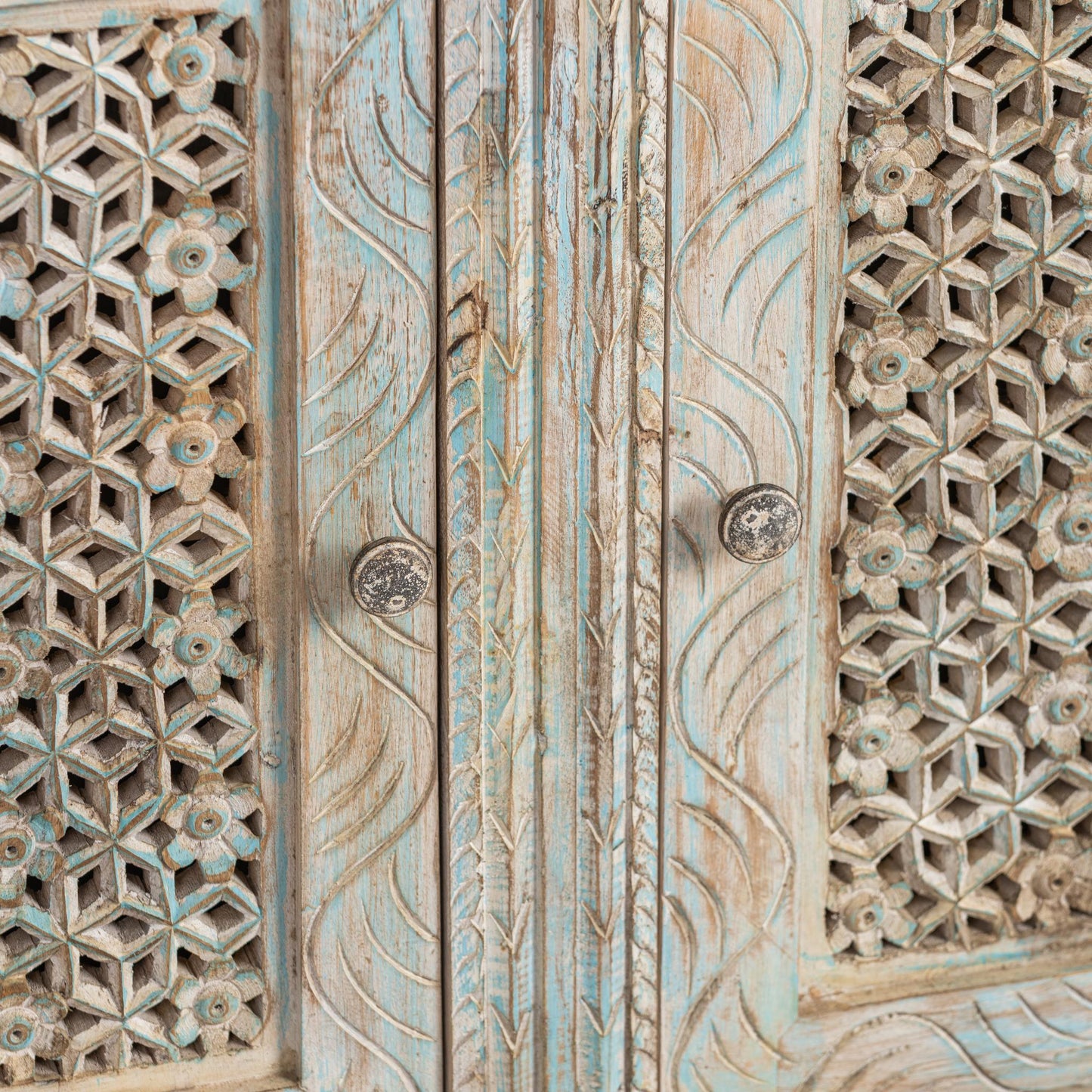 Beth - 2 Door Cabinet - Seaside Blue