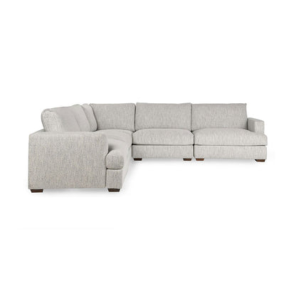 Ludwig - Upholstered 5 Piece Sectional - Ivory