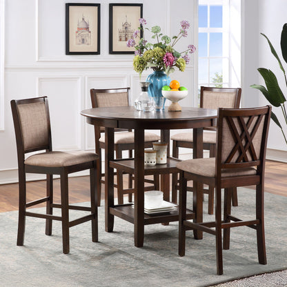 Amy - 5 Piece Counter Dining Set