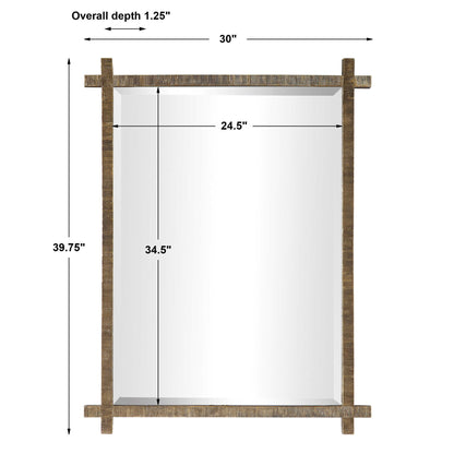 Abanu - Ribbed Dressing Mirror