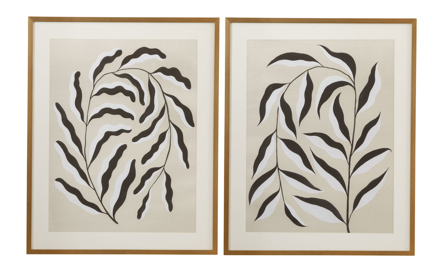 Emerging Weeds I Framed Print - Gray