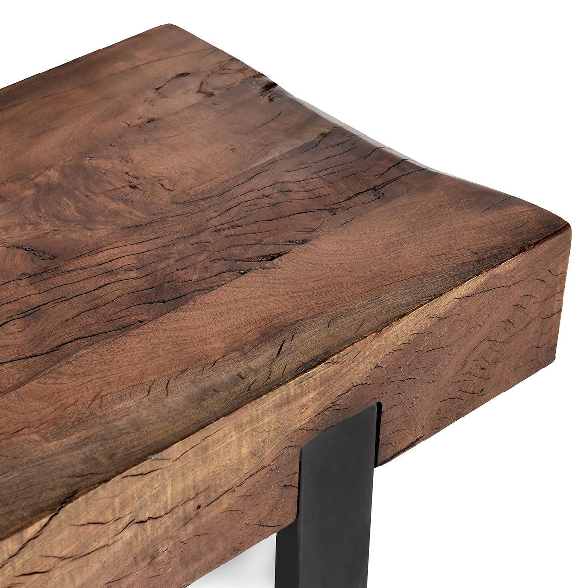 Duarte - Solid Wood Bench - Reclaimed Brown