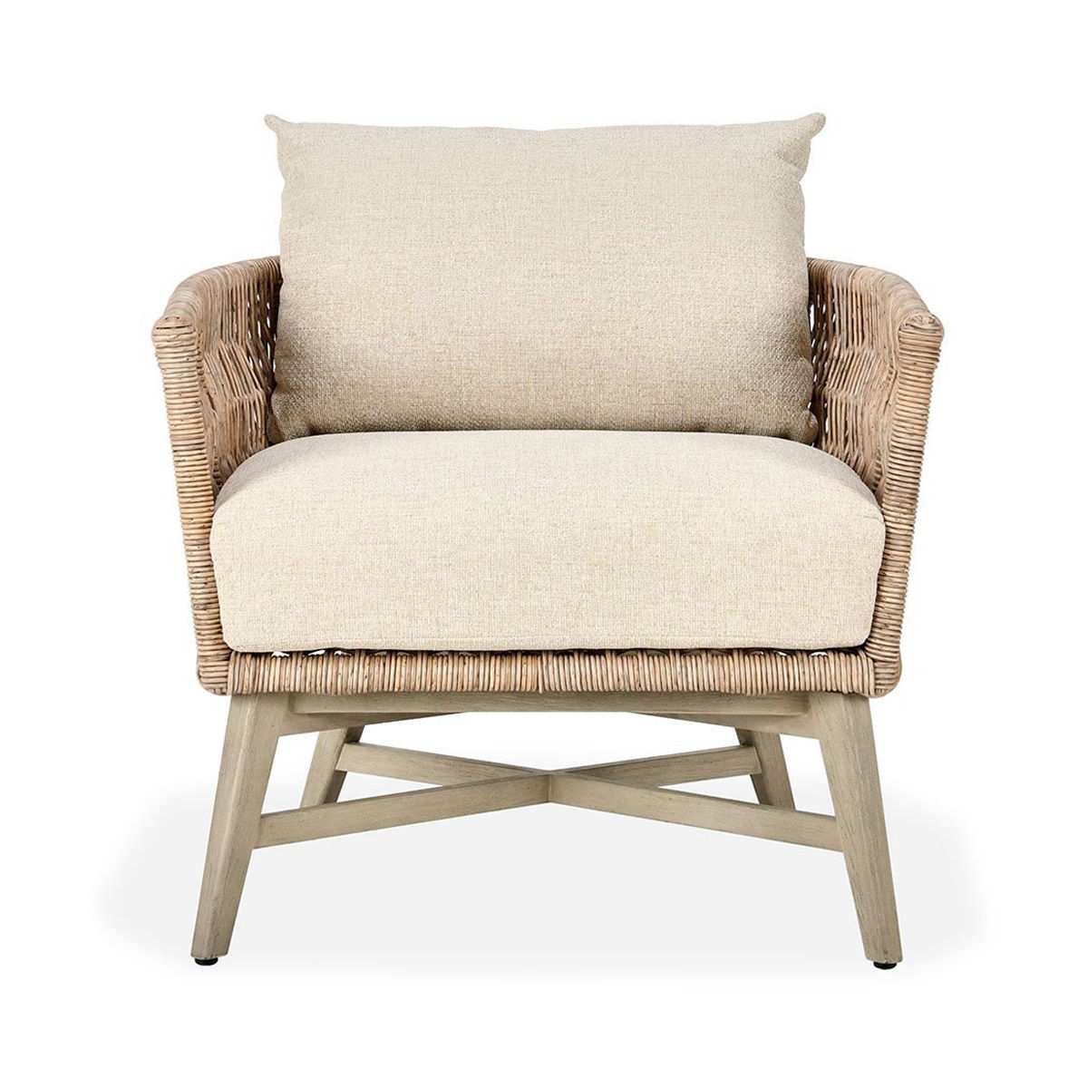 Collins - Outdoor Accent Chair - Natural / Sand