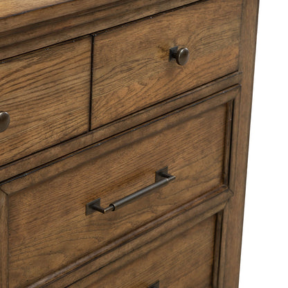 Carolina Park - 7 Drawer Dresser - Brown