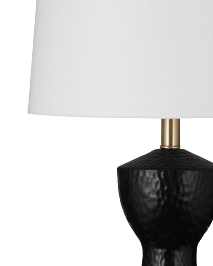 Asheland - Black Table Lamp - Sleek / Black Texture