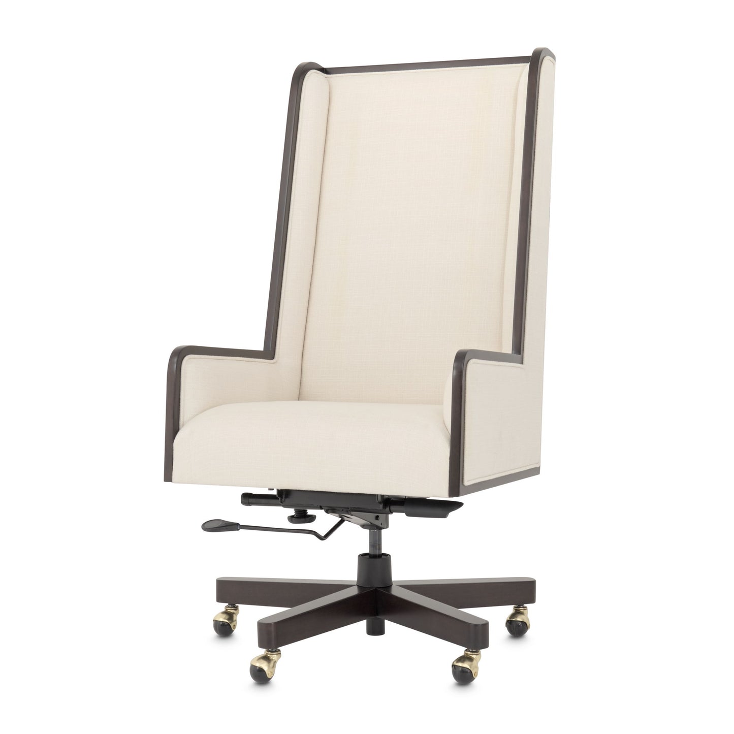 Belmont Place - Swivel Desk Chair - Espresso / Cream