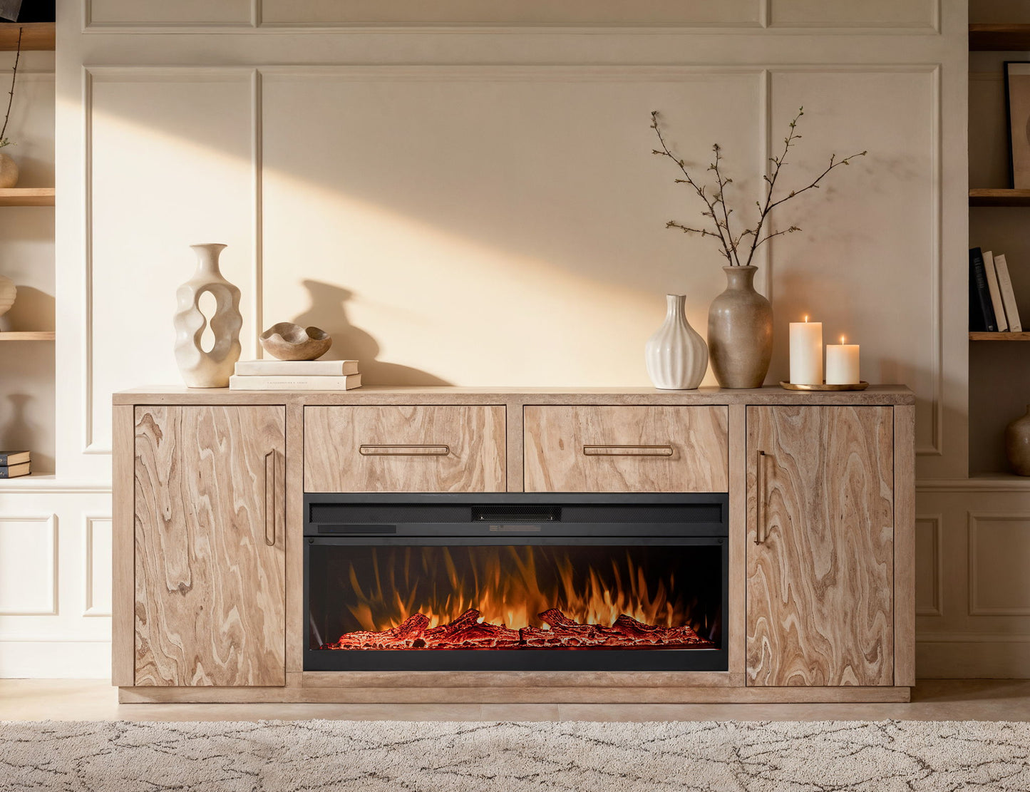 Balam - TV Stand For Fire Place