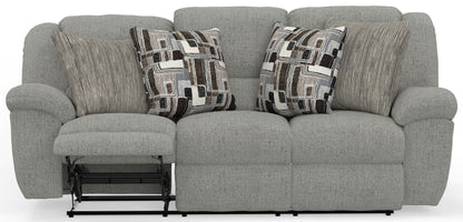 Trifecta - Sofa With 3 Recliners and Drop Down Table