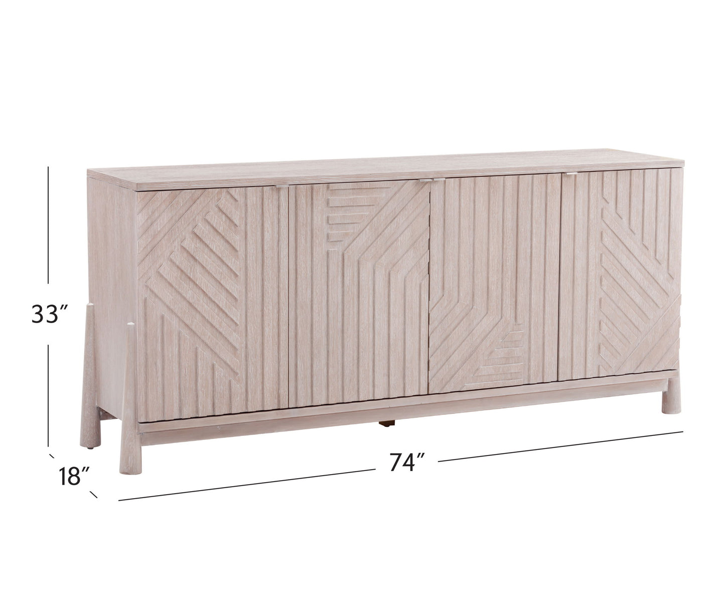 Horizons - Server - Cerused White Oak