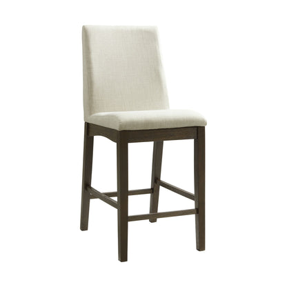 Dapper - 5 Piece Round Counter Height Dining Set (Table And Four Chairs) - Walnut
