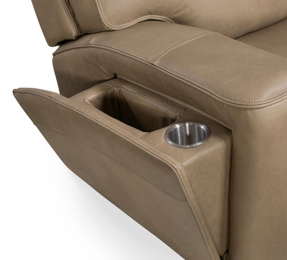 MS - Riverton Power Sofa With Power Headrest And Lumbar