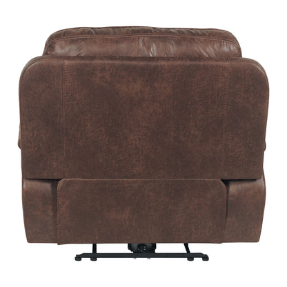 Atlantis - Power Motion Recliner With Power Head Recliner - Heritage Brown