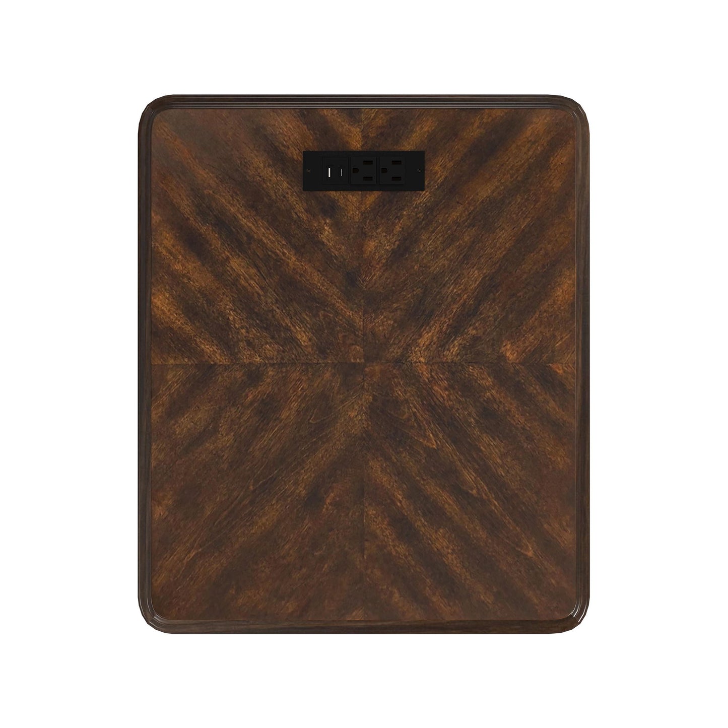 Phillipe - 2-Drawer Cabinet With USB - Cherry