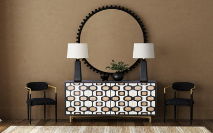 Irinia - Wall Mirror - Black