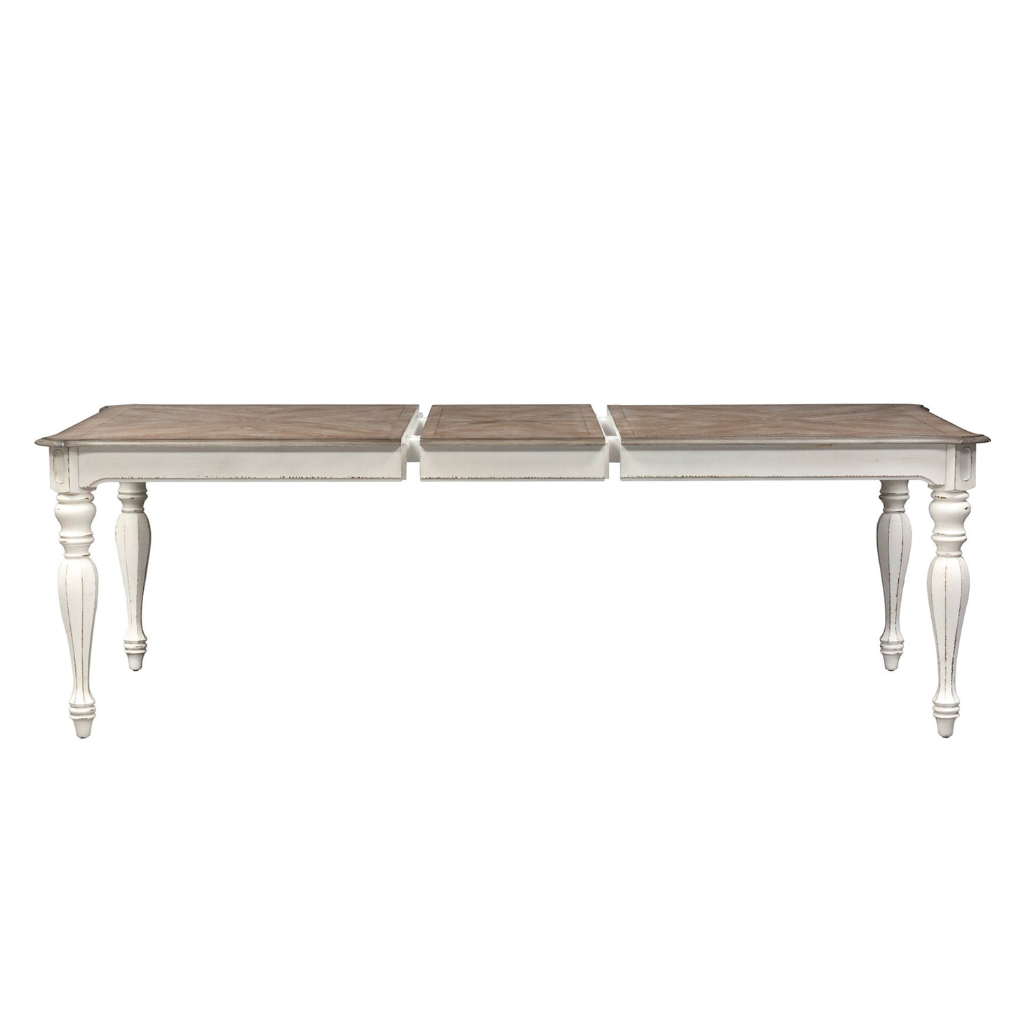 Magnolia Manor - Rectangular Leg Dining Table - Antique White