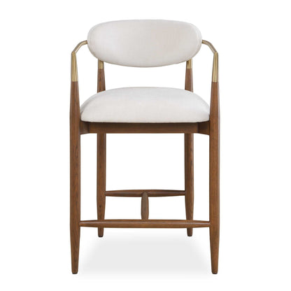 Moxie - Counter Stool - Walnut / White