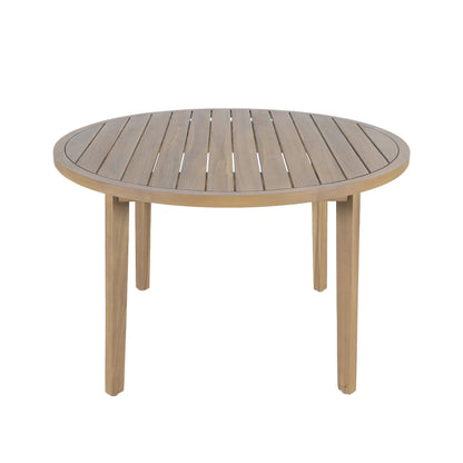 Arden - Round Patio Dining Table - Natural