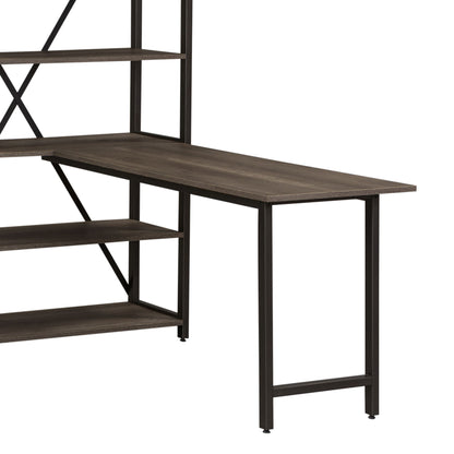 Tanners Creek - Desk Top and End Panel - Dark Gray